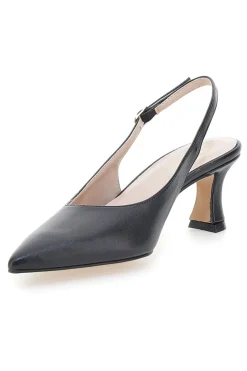 Schwarze spitze Slingback-Pumps PITTARELLO GLAM 3793/R