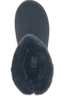 Schwarze Stiefeletten „Love“ PK1643A von Pittarello mit Pelzbesatz