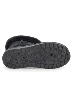 Schwarze Stiefeletten „Love“ PK1643A von Pittarello mit Pelzbesatz