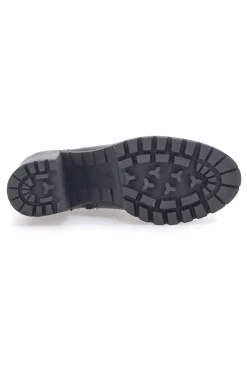 Schwarze Stiefeletten mit Absatz Prima Riga 46001