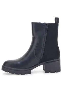 Schwarze Stiefeletten mit Absatz GMV 296