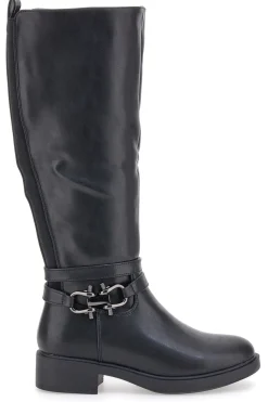 Schwarze Stiefel mit Schelle Energy 295