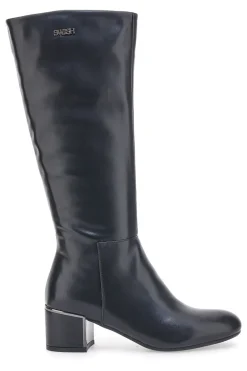 Schwarze Swish 21-Stiefel mit Absatz