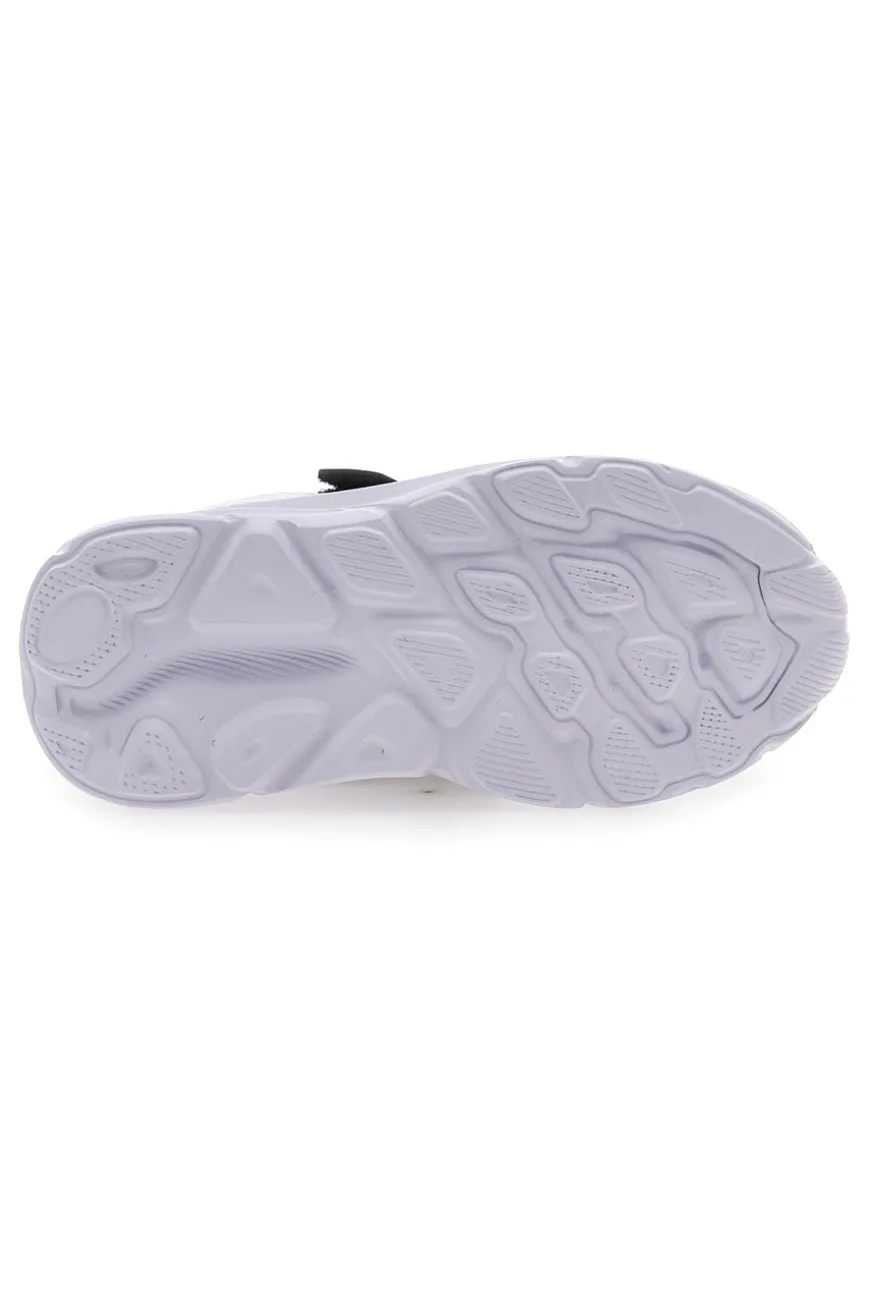 Schwarze und gelbe Sneakers mit Klettverschluss und elastischen Schnürsenkeln CHAMPION HRO B PS Low Cut Schuh