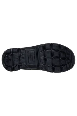 Schwarze, wasserdichte Slipper mit Memory-Schaum von Skechers Easy Going Modern Hour