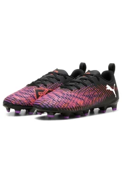Schwarz-lila Fußballschuhe PUMA FUTURE 8 PLAY FG/AG JR