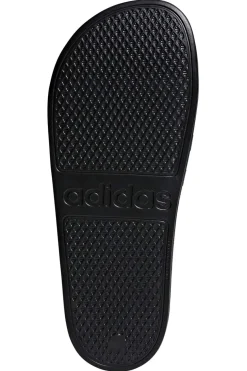 Schwarz-weiße Adidas Adilette Aqua Hausschuhe
