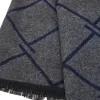 Sciarpa grigia fantasia geometrica double face Roncato 46,003,18