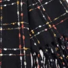 Sciarpa nera fantasia a quadri calda Roncato 46,003,52