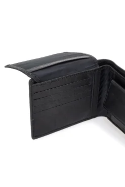 Set Cofanetto cintura e portafoglio nero in vera pelle Jaguar PR001-1