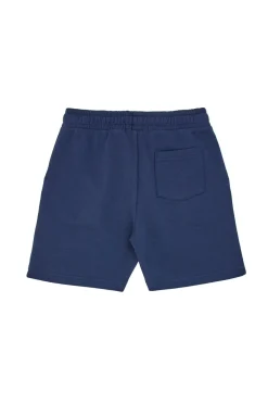 Shorts Tuta Blu Scuro con Logo Ricamato Pitt Kids PT-B-SP-05023