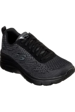 Skechers – Fashion Fit – Schwarze Sneaker „Bold Boundaries“