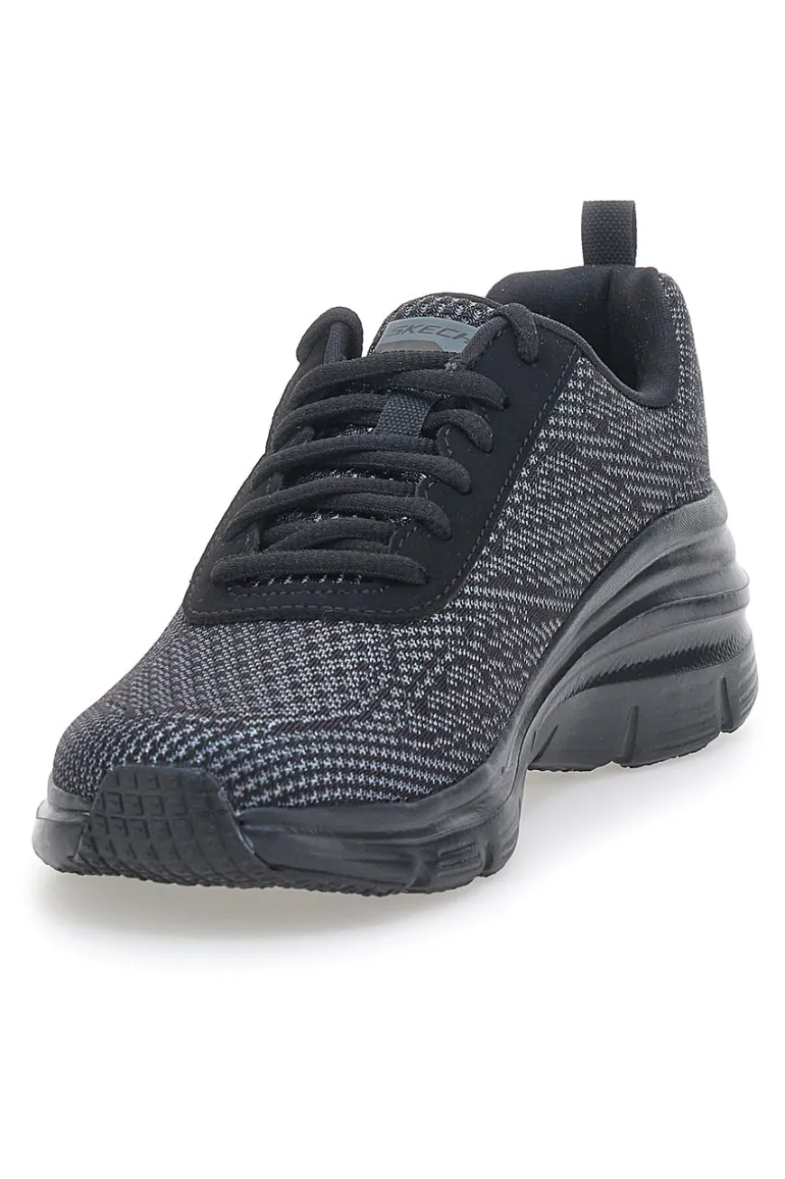 Skechers – Fashion Fit – Schwarze Sneaker „Bold Boundaries“