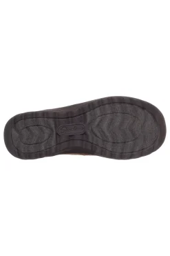 Skechers – Lovely Vibe – Fall In Bloom – Braune Memory Foam-Stiefeletten mit Reißverschluss