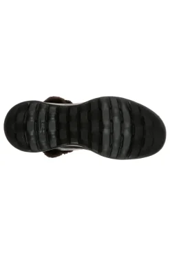Skechers – On-the-GO – Joy Endeavor – Schwarze Stiefeletten mit Kunstpelzbesatz