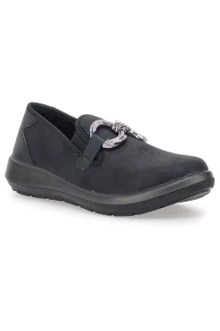 Slip on nere con accessorio decorativo Inblu 67 WG