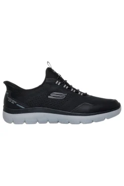 Slip-on nere vegan con suola ammortizzata Skechers Summits Top Rate