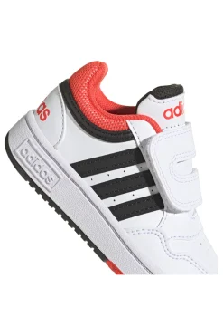 Snaekers bianche con velcro ADIDAS HOOPS 3.0