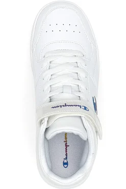 Snaekers mid-cut bianche con velcro CHAMPION RD15 MID G GS
