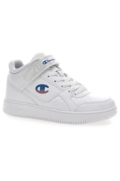 Snaekers mid-cut bianche con velcro CHAMPION RD15 MID G GS
