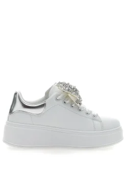 Sneaker Bianche Con Fiocco Laura Biagiotti 8929