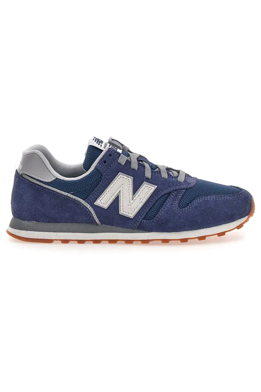 Sneaker Blu in pelle e tessuto New balance ML373SE2