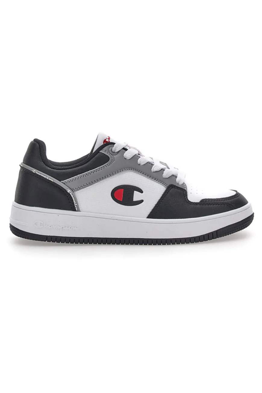 Sneaker „Champion Rebound 2 Low B Gs“ in Weiß und Schwarz