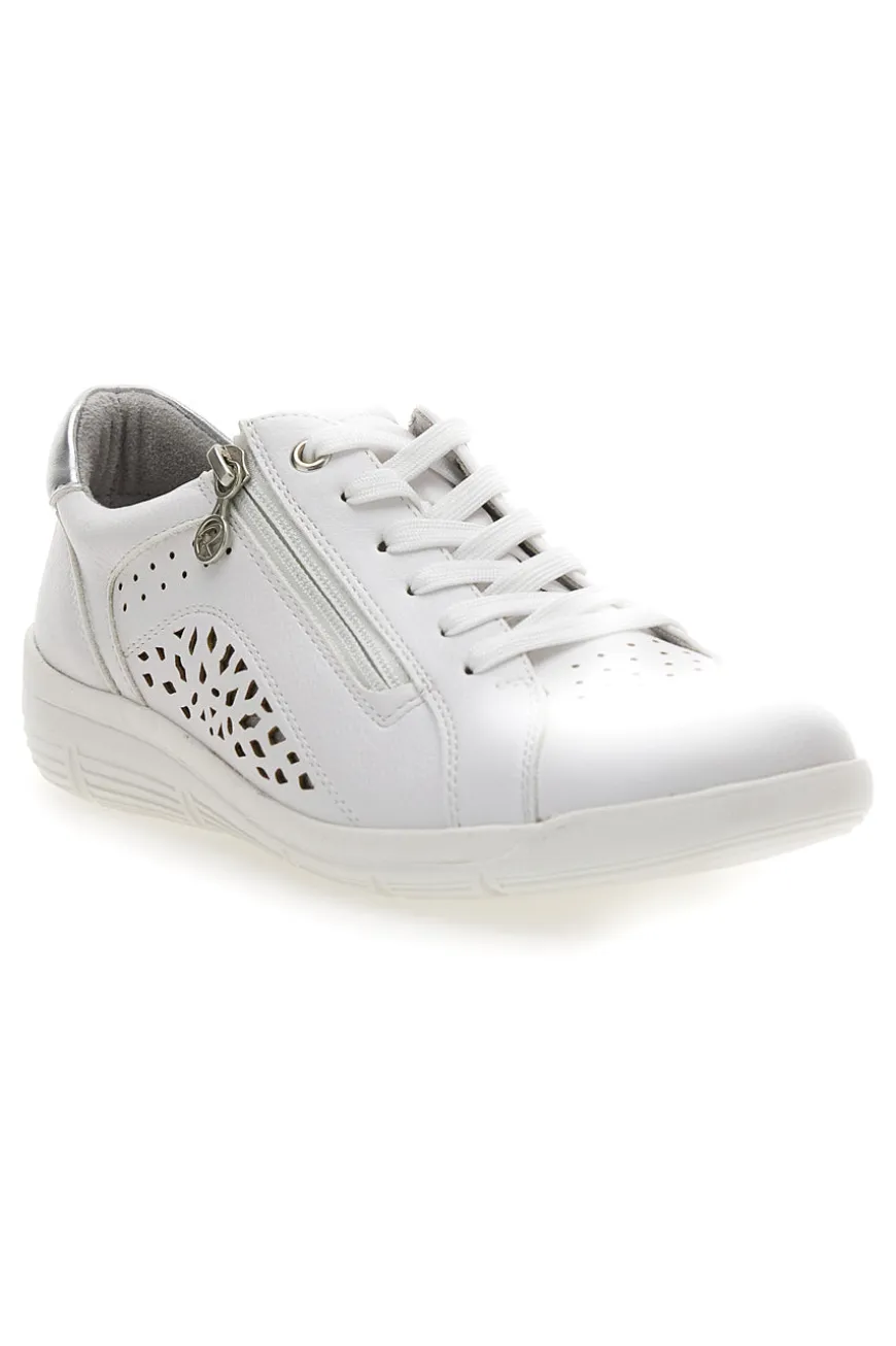 Sneaker da donna bianca traforata Relife 67172470307F