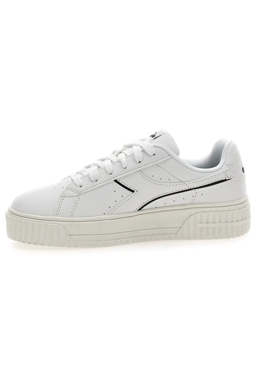 Sneaker da donna bianche con platform Diadora Jace Double Wn