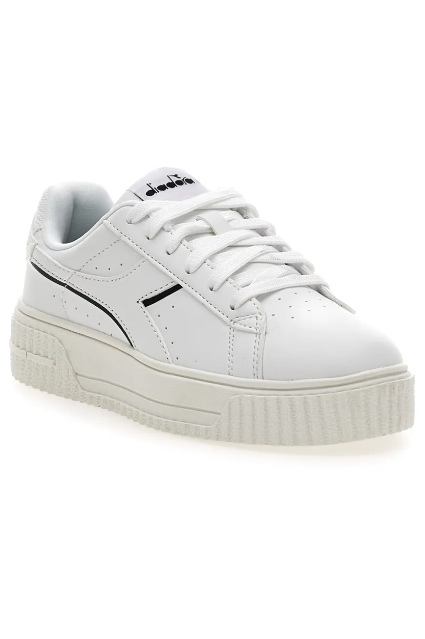 Sneaker da donna bianche con platform Diadora Jace Double Wn