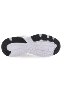 Sneaker da ragazza bianche e argento con inserti metallizzati Diadora Alley Metal GS