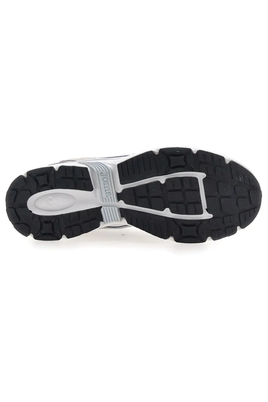 Sneaker da uomo grigie e bianche in mesh traspirante Joma RRT50S2602