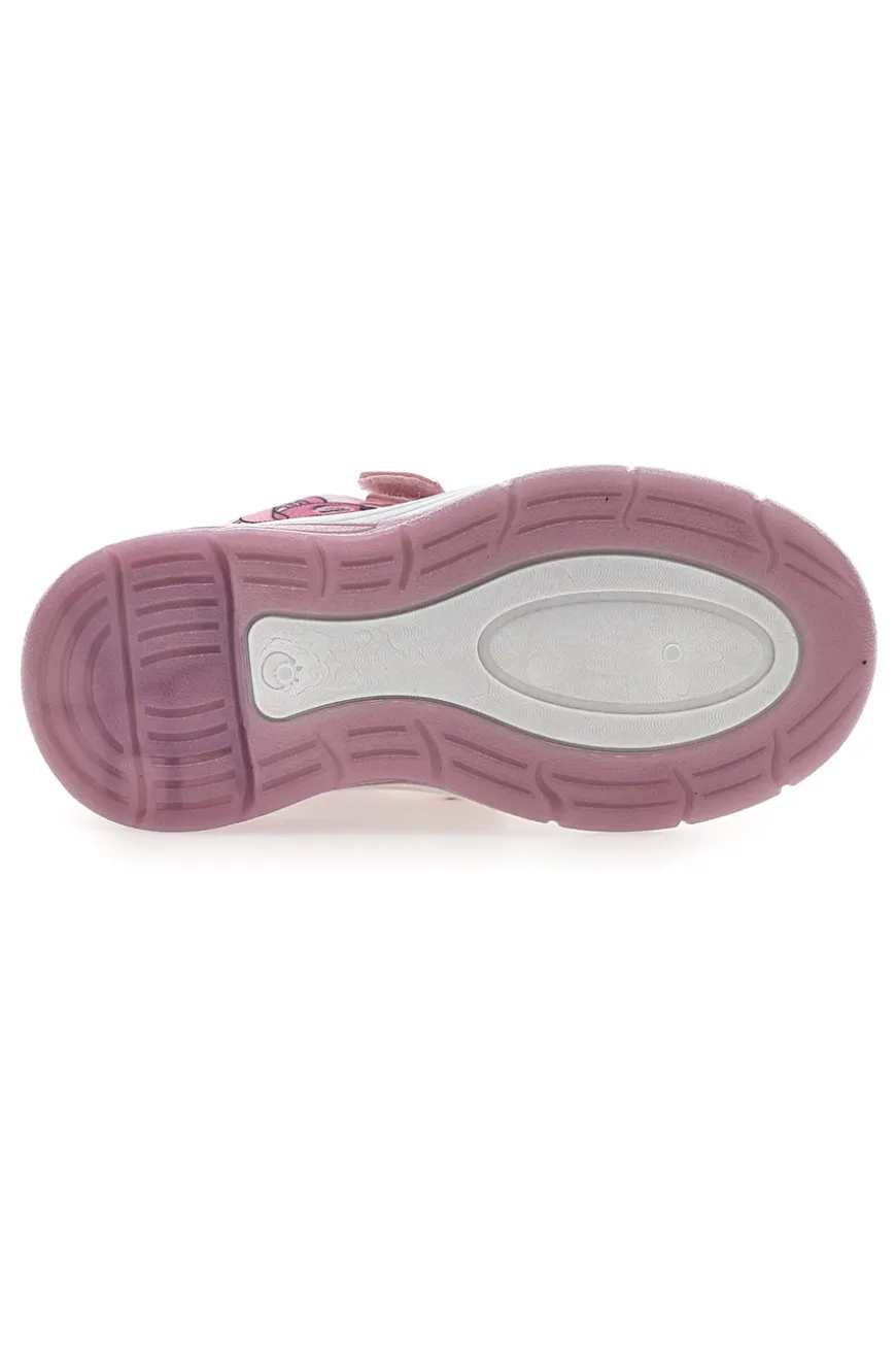 Sneaker rosa con luci Stitch D14638