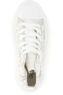 Sneakers Alte Beige con Pizzo Floreale Grazie girl 155727