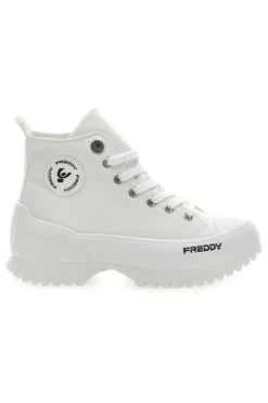 Sneakers Alte Bianche con Platform FREDDY FY7602