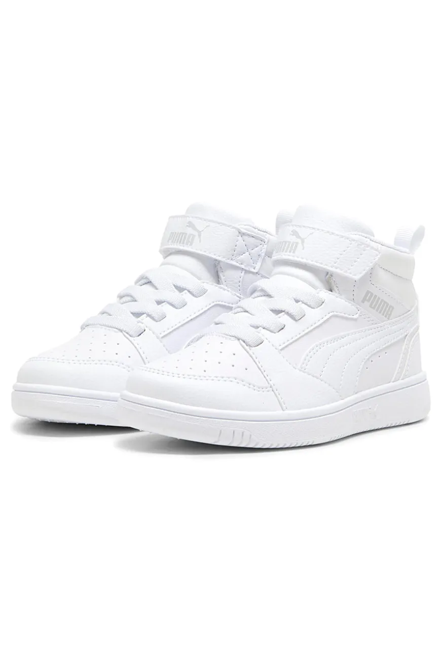Sneakers alte bianche con strappo Puma Rebound V6 Mid AC+ PS