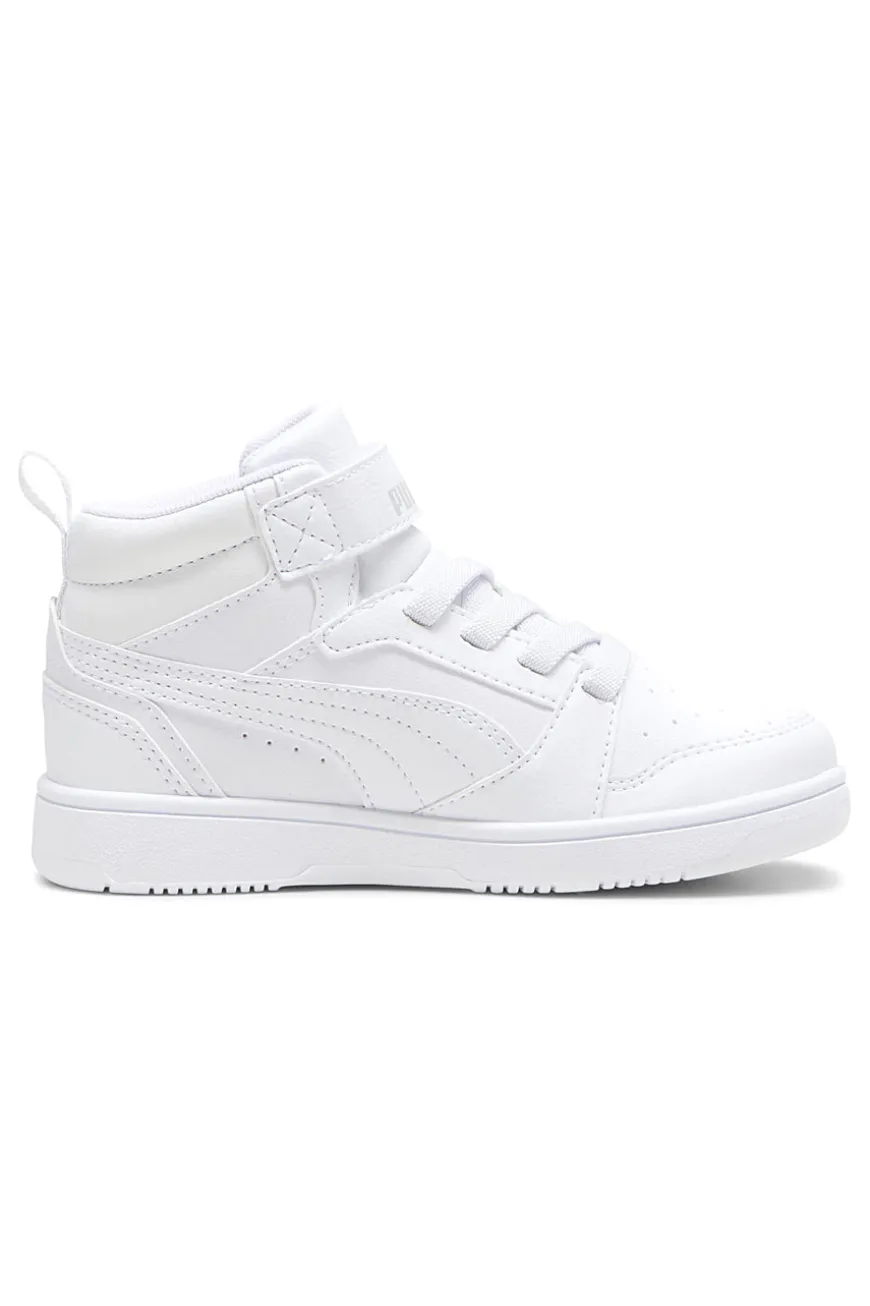 Sneakers alte bianche con strappo Puma Rebound V6 Mid AC+ PS
