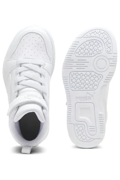 Sneakers alte bianche con strappo Puma Rebound V6 Mid AC+ PS