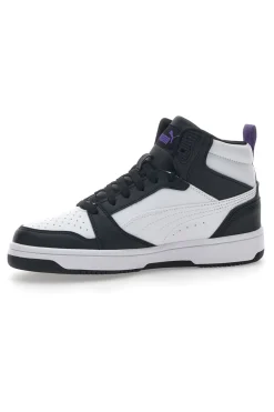 Sneakers Alte Bianche e Nere da Ragazzi Puma Rebound V6 Mid Deep Dive JR