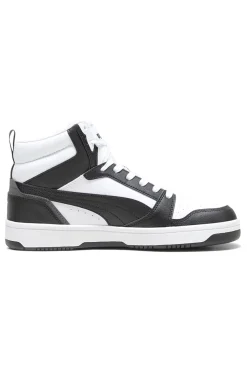 Sneakers alte bianche e nere Puma Rebound V6