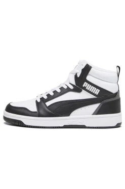 Sneakers Alte Bianche e Nere PUMA Rebound v6
