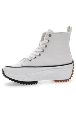 Sneakers Alte con Platform Bianche Everlast 02