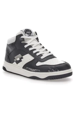 Sneakers Alte Lotto Rocket 1 Amf II Mid Bianche/Nere