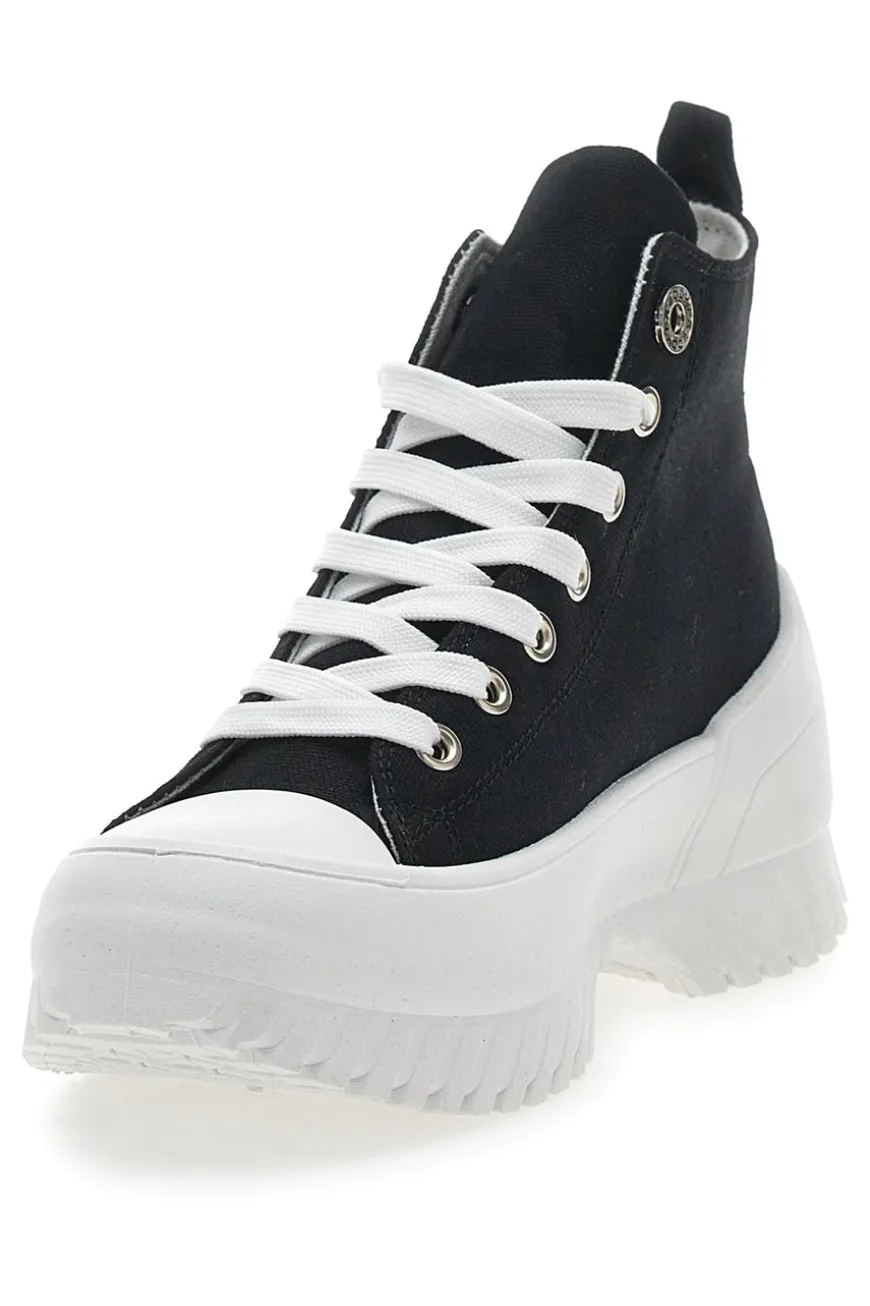 Sneakers Alte Nere con Platform Bianco FREDDY FY7602