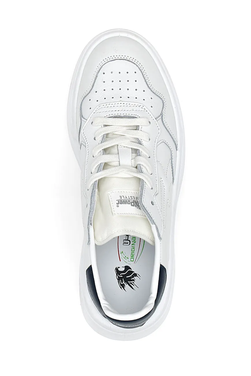 Sneakers Antiscivolo bianche con tomaia in pelle U.POWER DRAGOS 20019