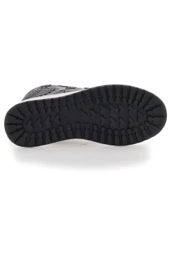 Sneakers Argento con Cerniera e Cuori Glitterati Laura Biagiotti 87049386 da Bambina
