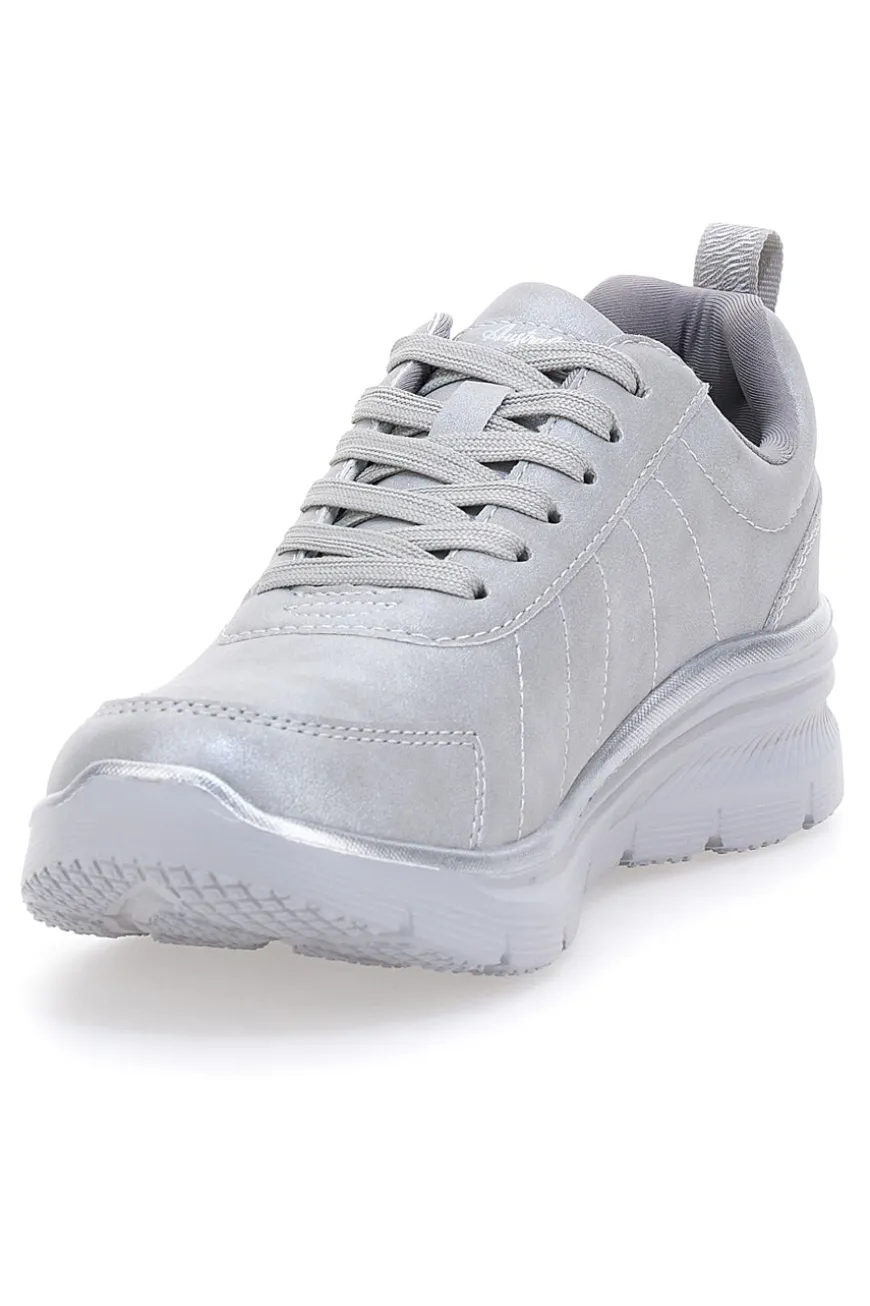 Sneakers argento con dettagli metallizzati e suola comfort Australian AU32W504