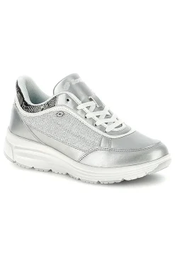 Sneakers argento con inserti animalier Lotto LOVE RIDE AMF VIII PHY W