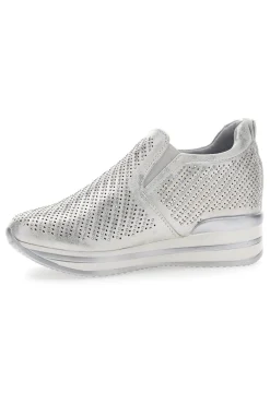 Sneakers Argento con Platform Dame Rose 851201