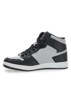 Sneakers Argento e Nere Mid-Cut Everlast 716